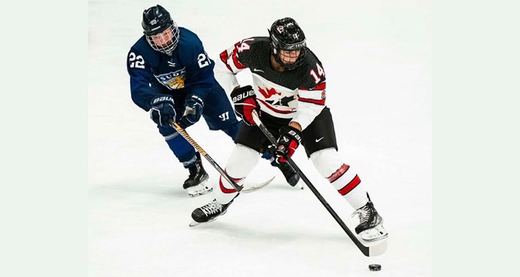 Une hockeyeuse du Cégep John-Abbott a remporté la médaille de bronze