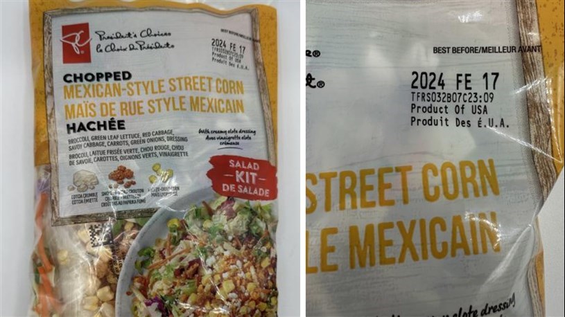 President's Choice Mexican Street Corn Salad Kit expires February 17    