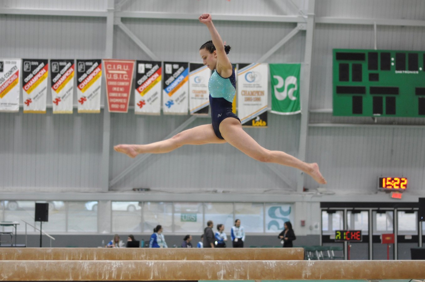 En gymnastique, l’Omnium a permis de voir les gymnastes de plus près et de constater l’effort déployé pour se tailler une place parmi les meilleures au Québec