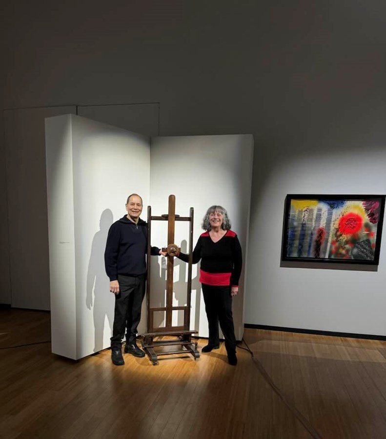 Annick, au musée d'art de Rouyn-Noranda