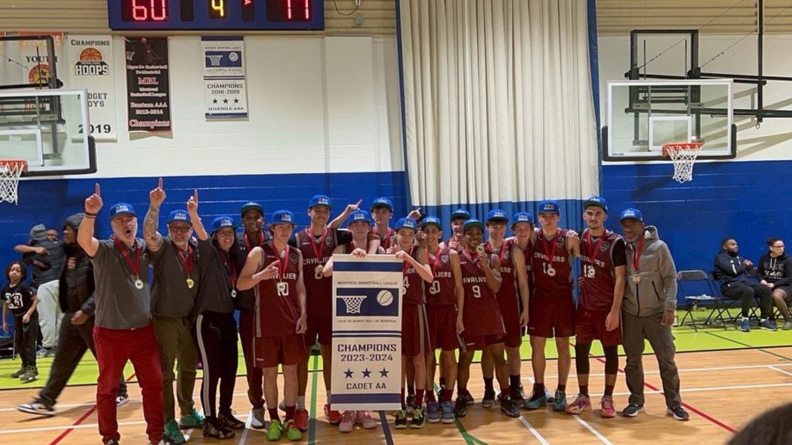 Le Club de Basketball de L'Ouest est sacré champion