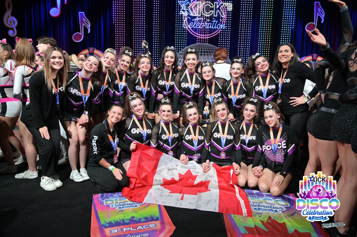 Les Knights de Gymini se qualifient pour les Championnats du monde de cheerleading