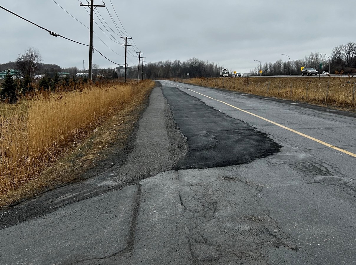 La Ville de Rigaud fait le point sur l'état de la chaussée du chemin J.- René Gauthier