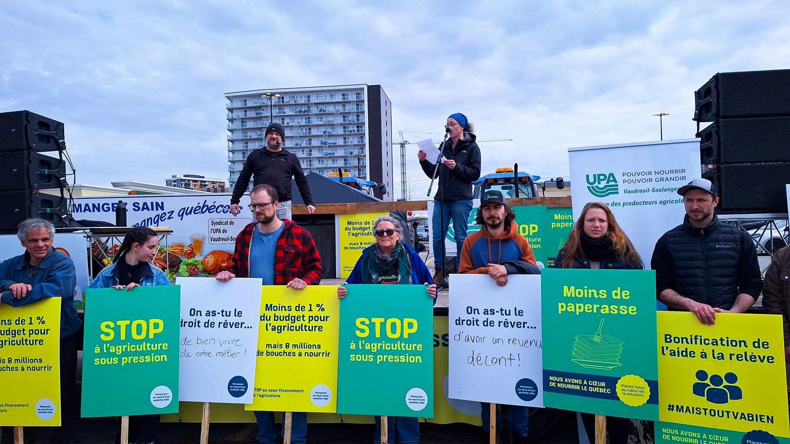 A look back at the demonstration by Vaudreuil-Soulanges agricultural producers
