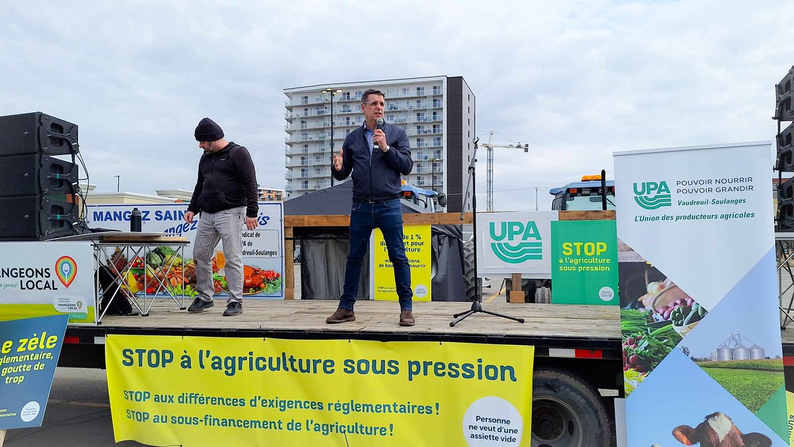A look back at the demonstration by Vaudreuil-Soulanges agricultural producers