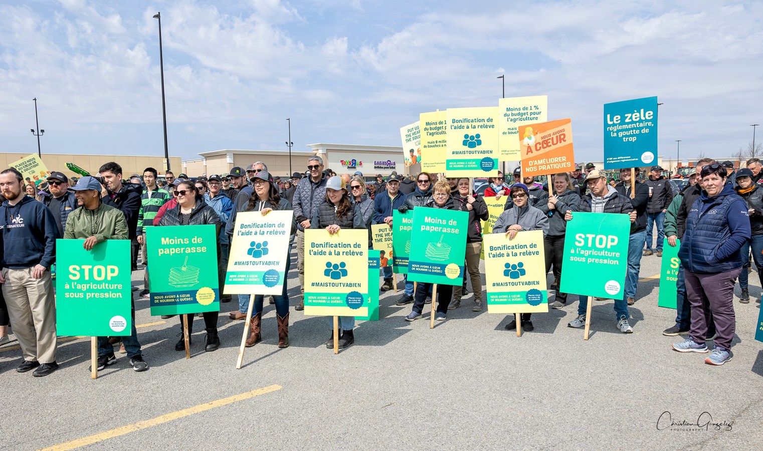 A look back at the demonstration by Vaudreuil-Soulanges agricultural producers