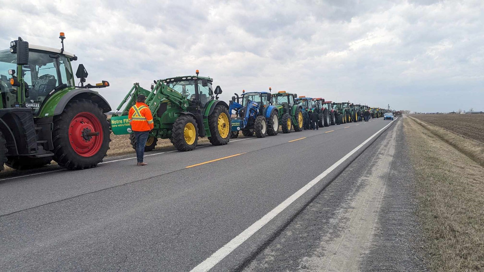 A look back at the demonstration by Vaudreuil-Soulanges agricultural producers