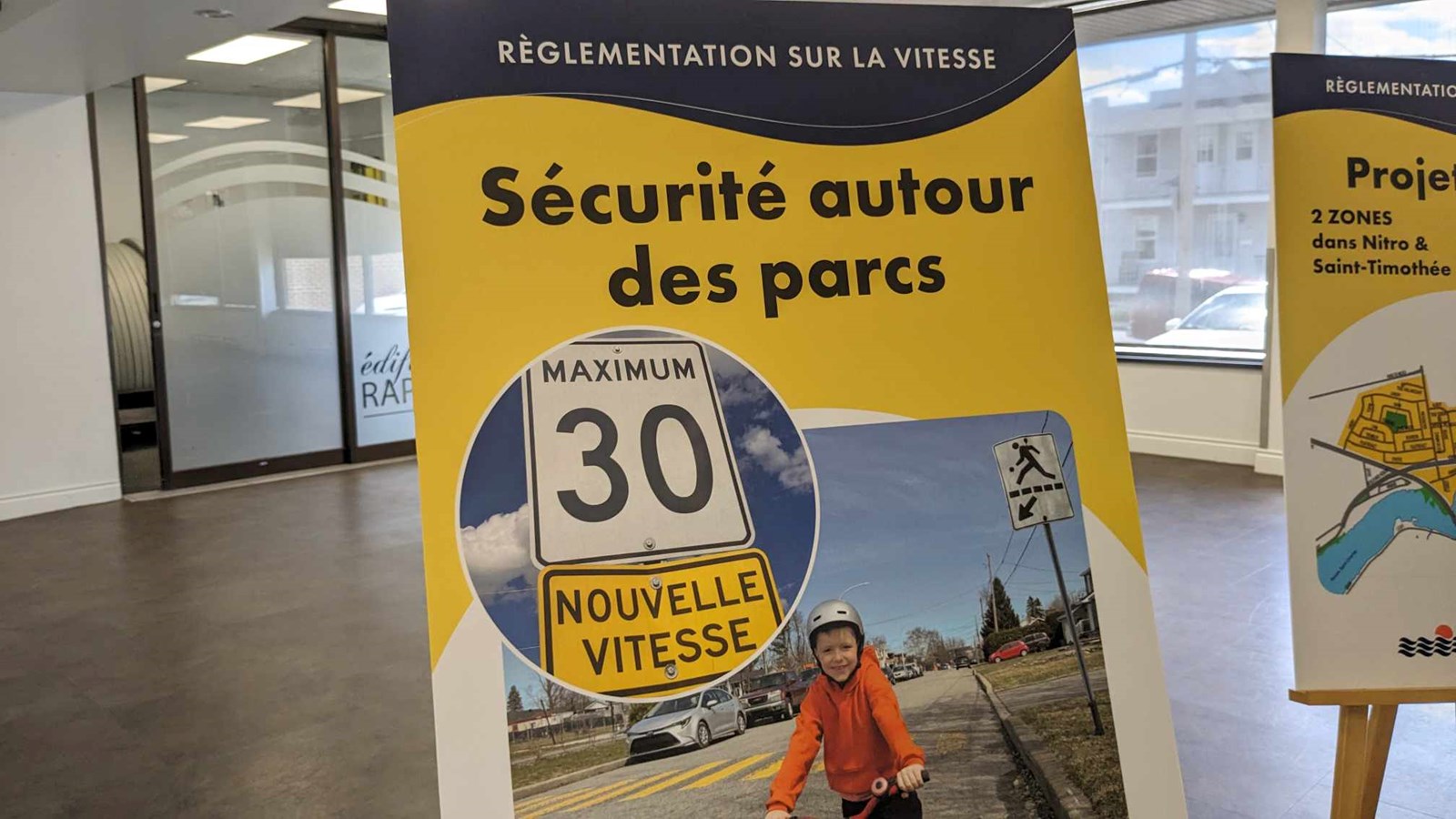 Vitesse: une mesure et un projet-pilote implantés à Salaberry-de-Valleyfield