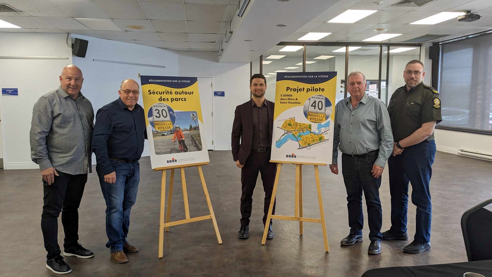 Vitesse: une mesure et un projet-pilote implantés à Salaberry-de-Valleyfield