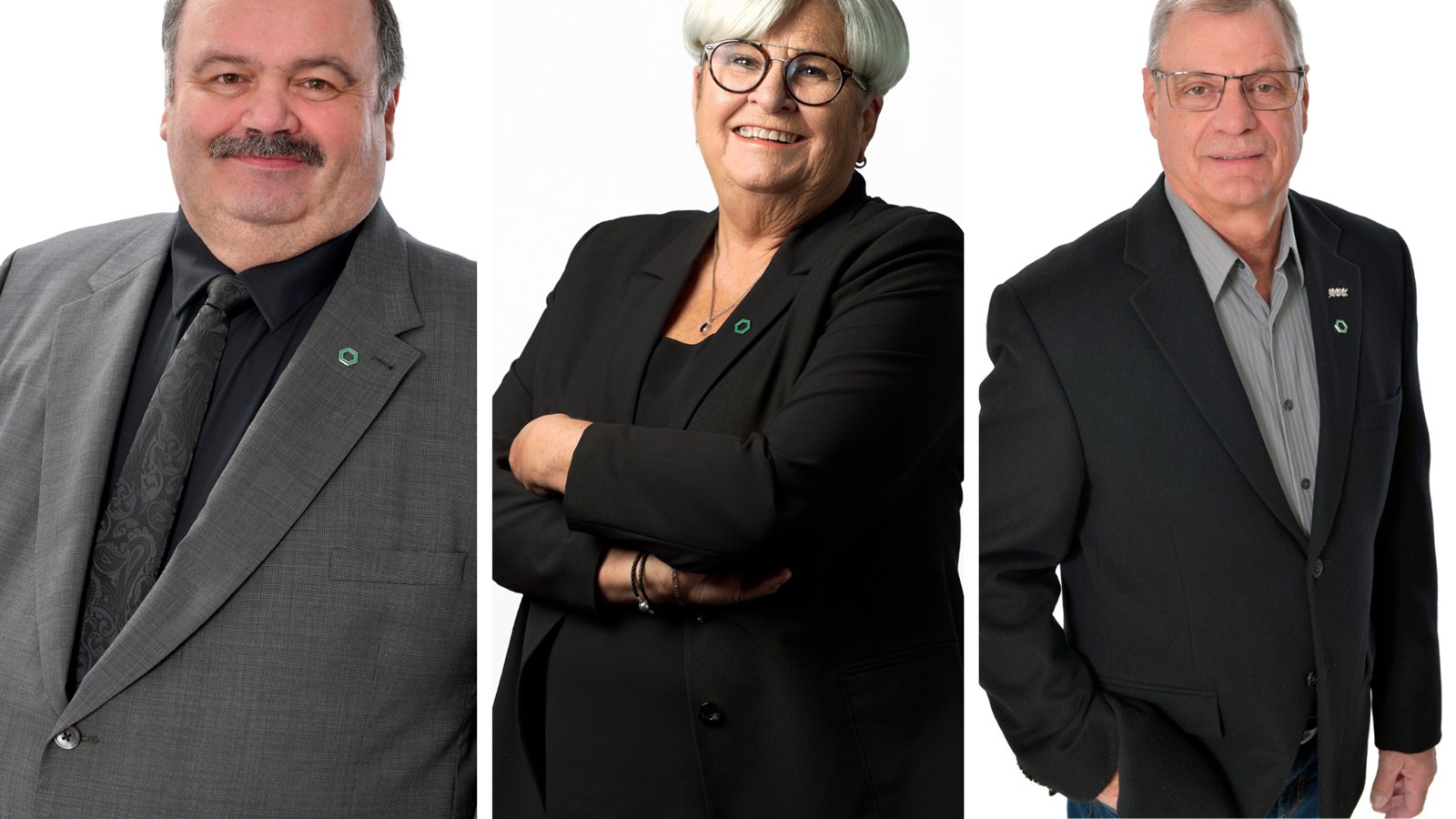 Trois administrateurs élus par acclamation sur le C.A. de la Caisse Desjardins de Beauharnois