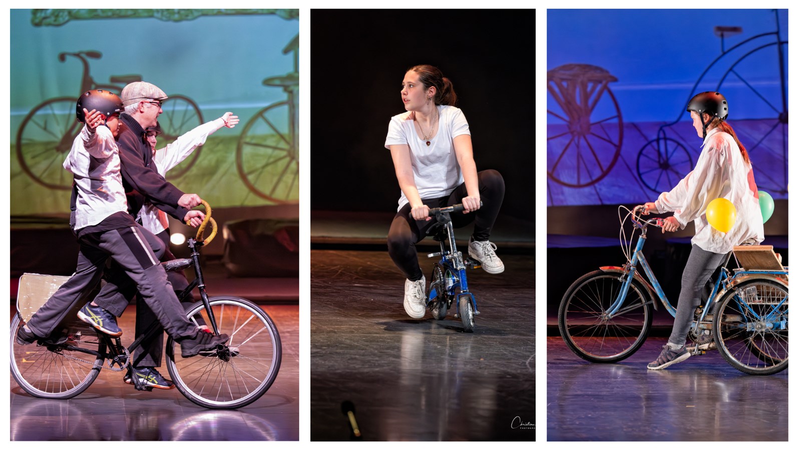 La troupe de cirque des Trois-Lacs en met plein la vue