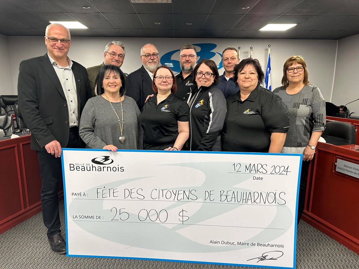 Plusieurs aides financières octroyées par la Ville de Beauharnois en mars et avril