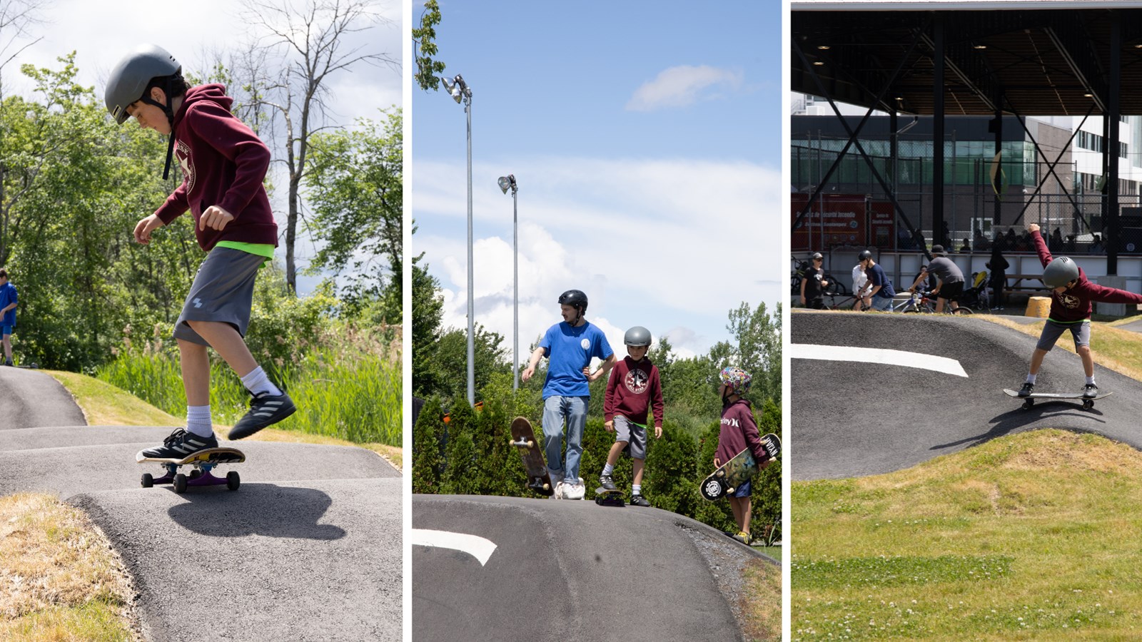 Inauguration du nouveau pumptrack à Saint-Zotique