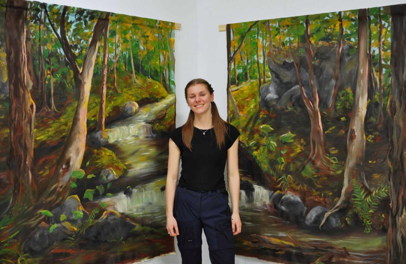 Gabrielle Larouche: une passionnée d'art qui n'a pas peur de sortir de sa zone de confort