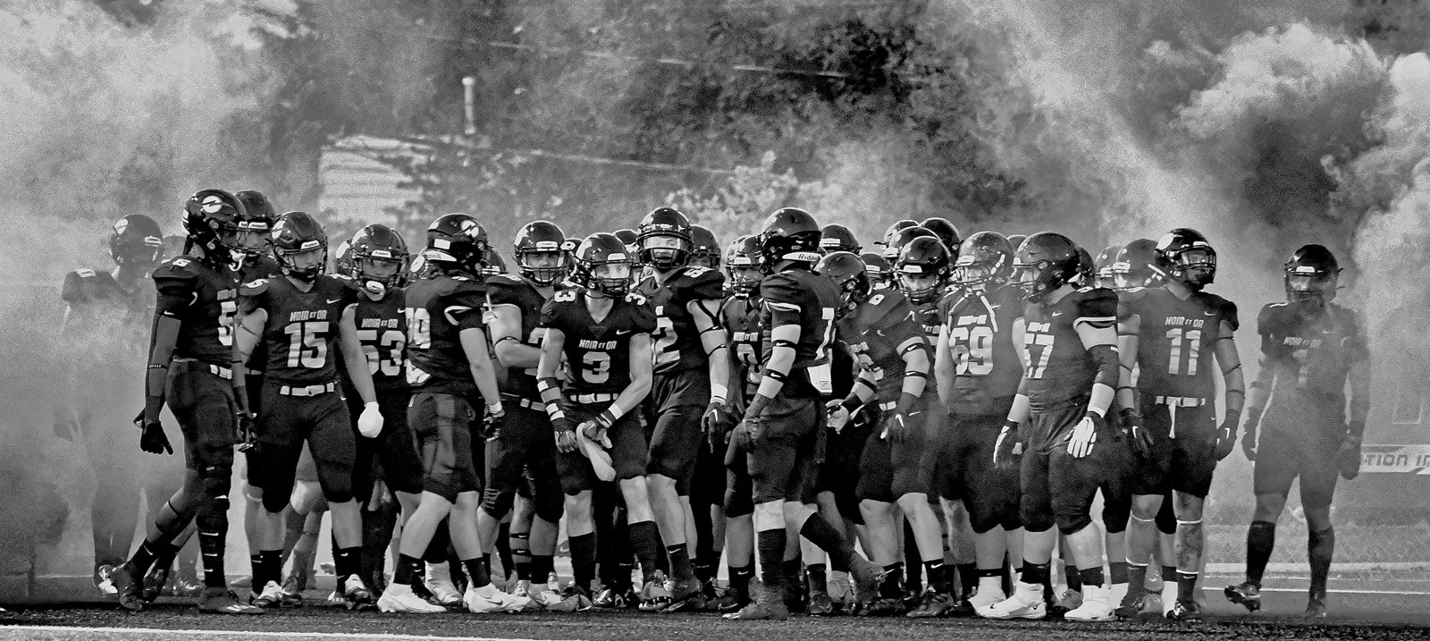 Début de la saison de Football Noir et Or 