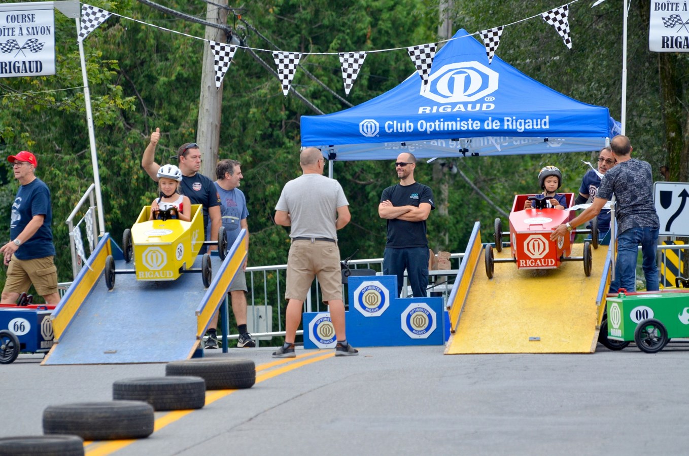 Club Optimiste : 65 participants à la course de boîtes à savon à Rigaud