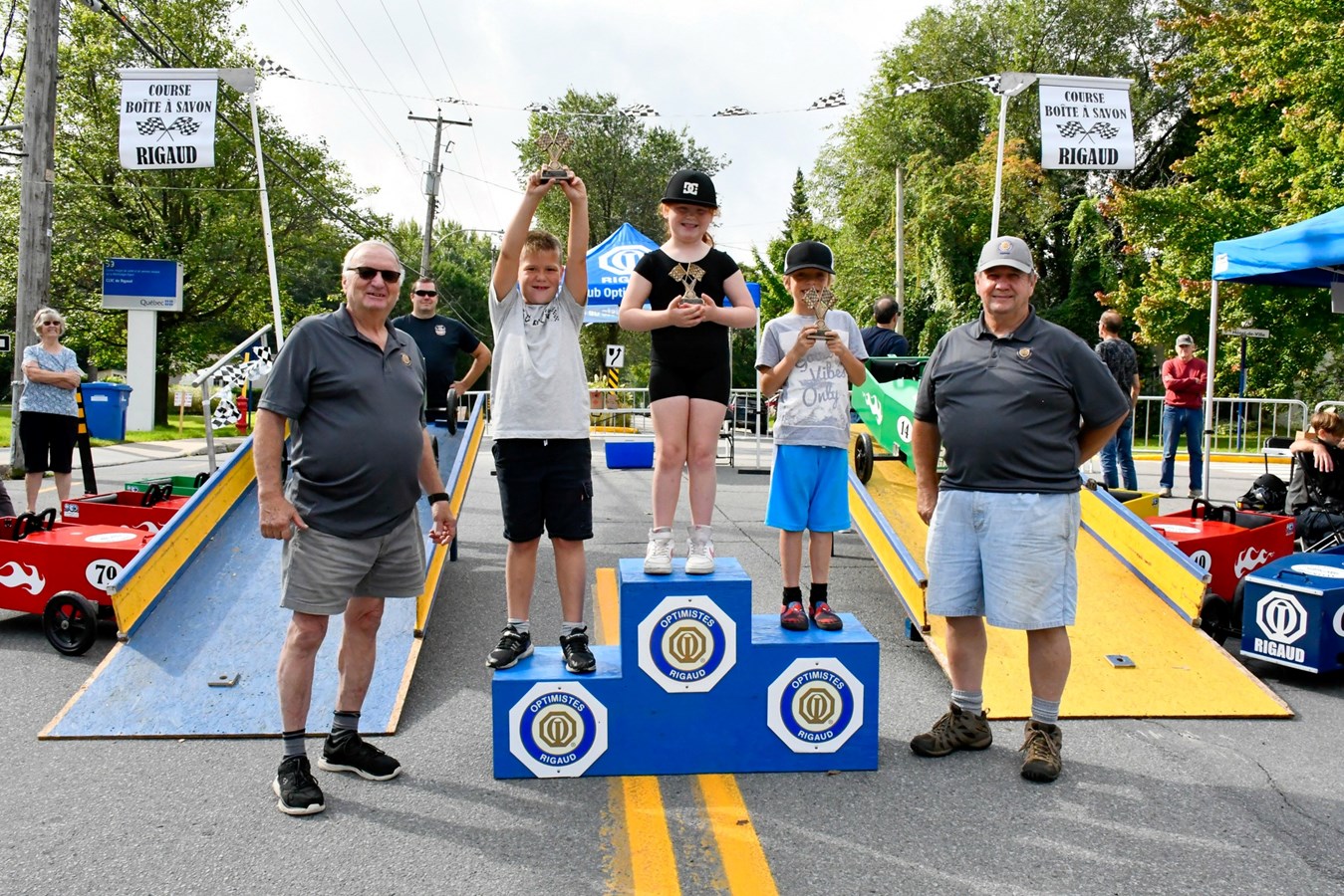 Club Optimiste : 65 participants à la course de boîtes à savon à Rigaud