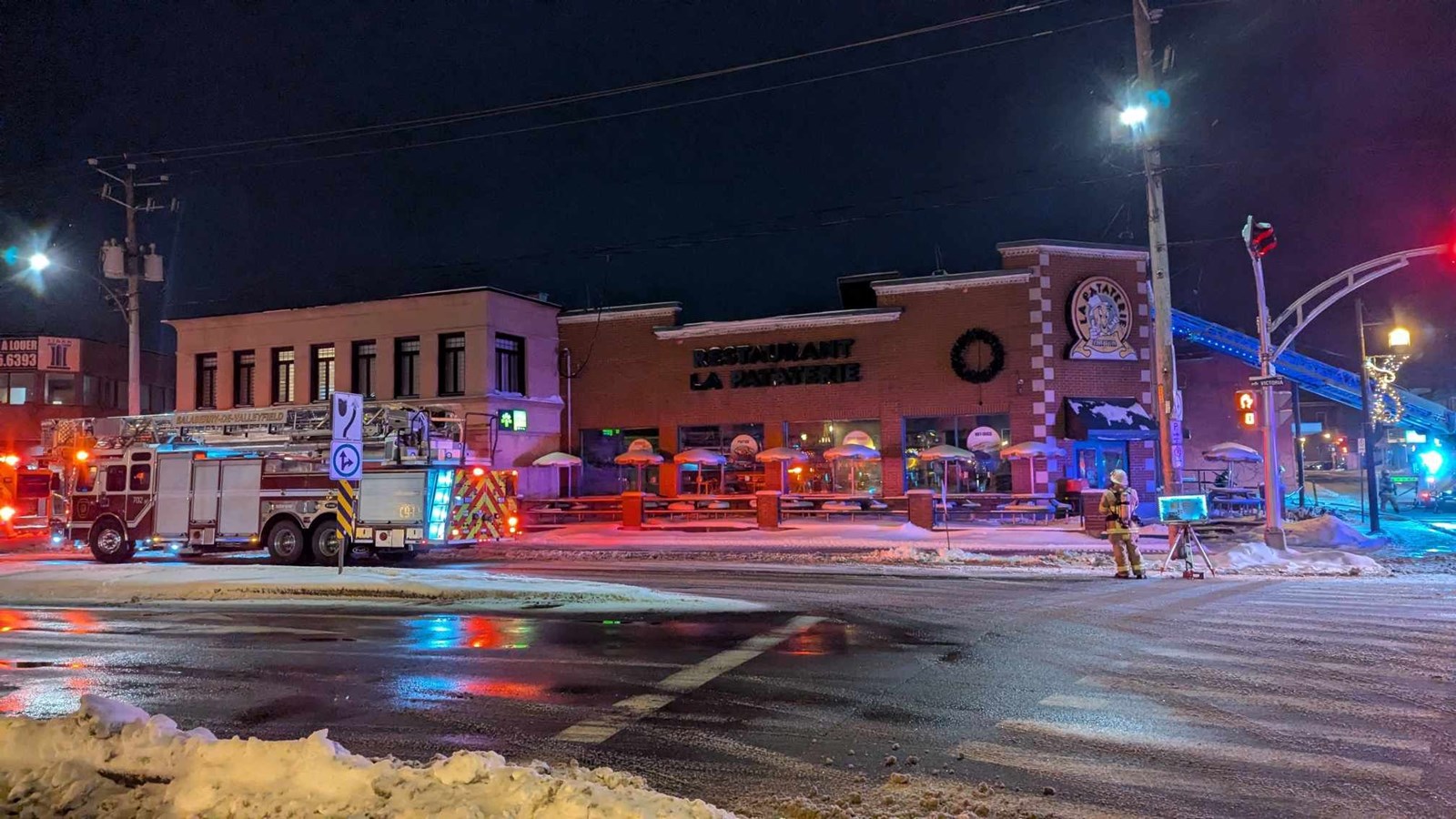 Un incendie se déclare au restaurant La Pataterie