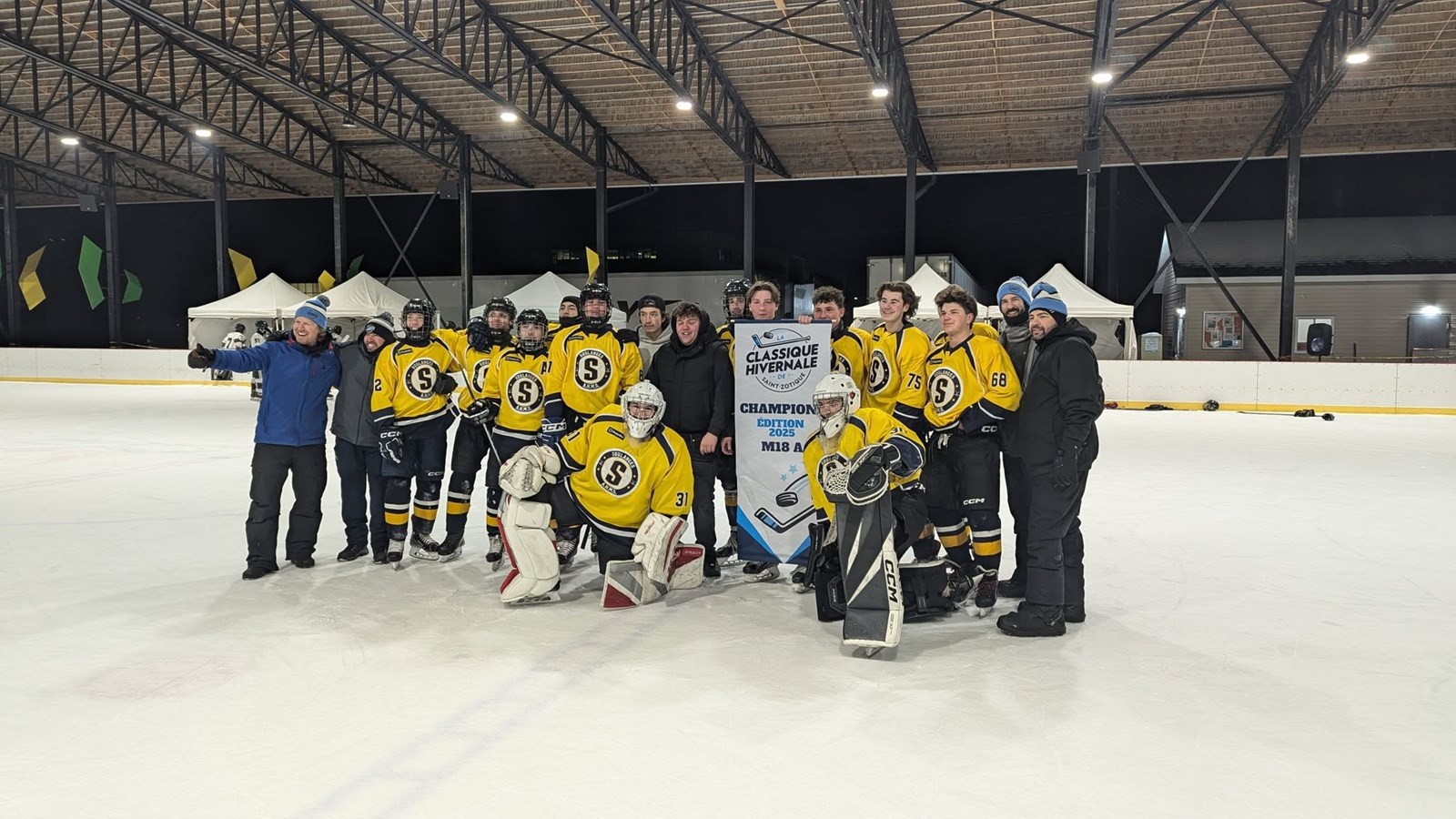 Pour leur part, les joueurs des Seigneurs de Soulanges évoluant dans le M18 A ont chaudement disputé le match au cours duquel ils se mesuraient au Wild de Windsor