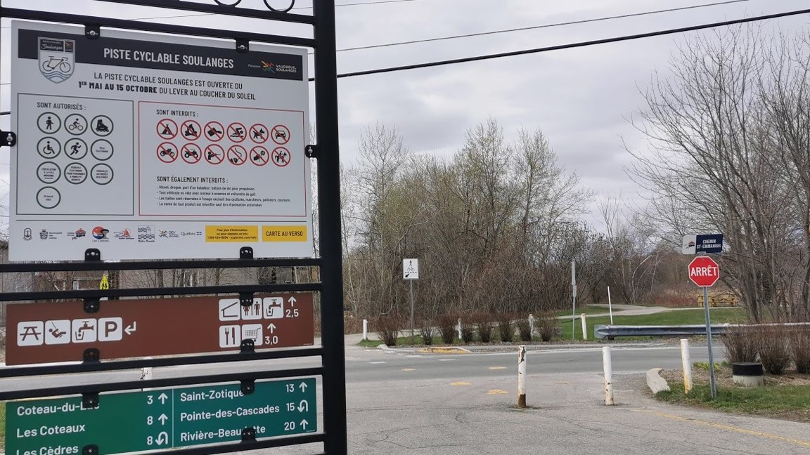 Travaux d'asphaltage dès ce mercredi sur la piste cyclable Soulanges