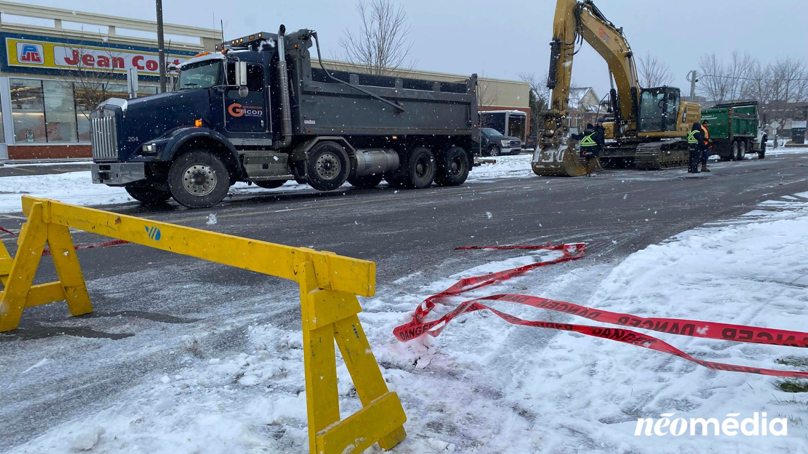 Travaux sur l'Avenue Saint-Charles à Vaudreuil-Dorion