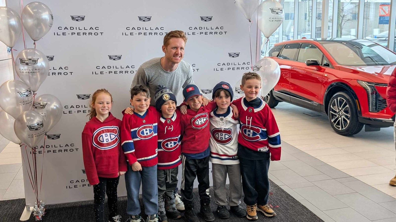 Mike Matheson à la rencontre de ses partisans à l’Île-Perrot