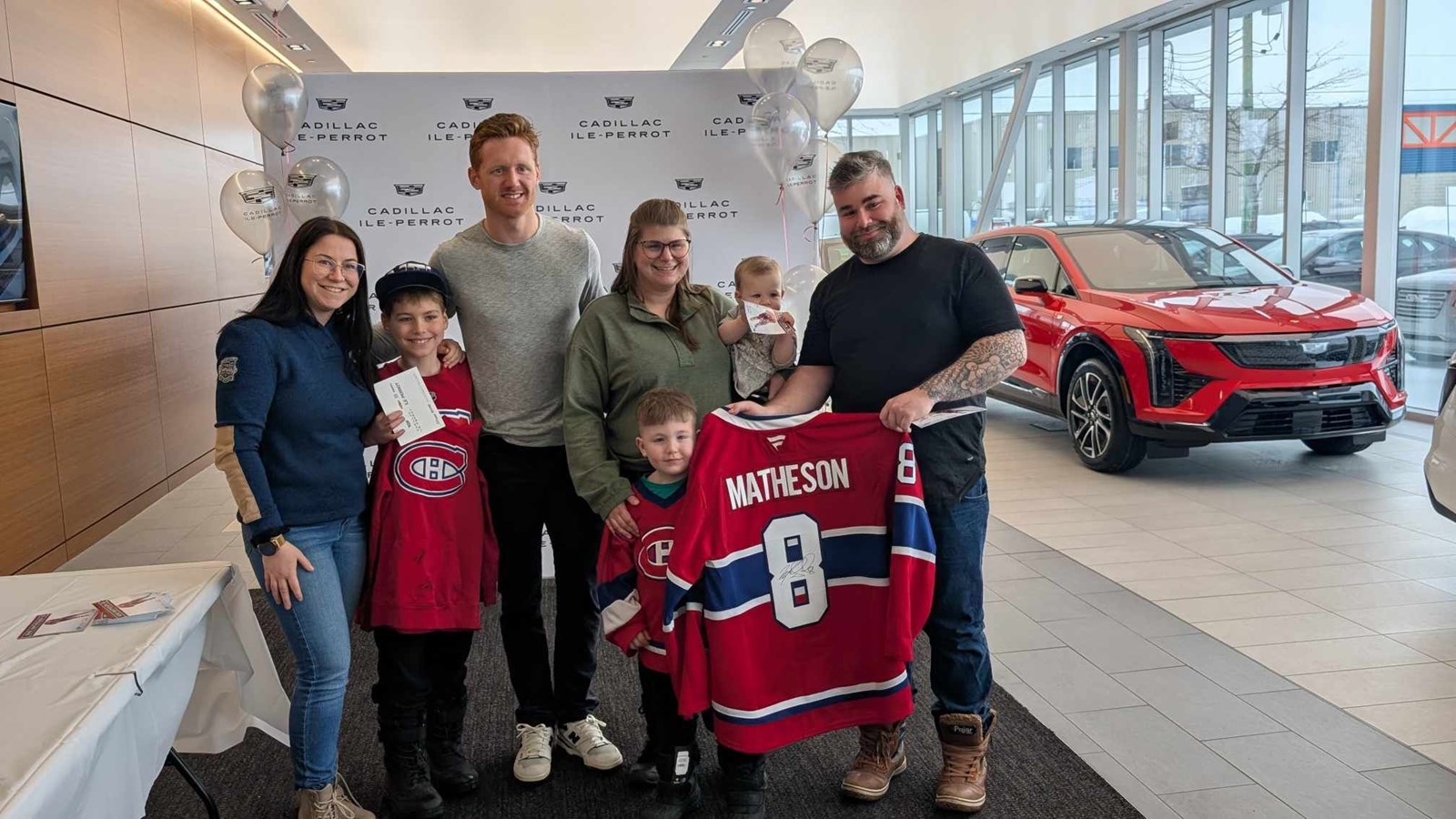 Mike Matheson à la rencontre de ses partisans à l’Île-Perrot