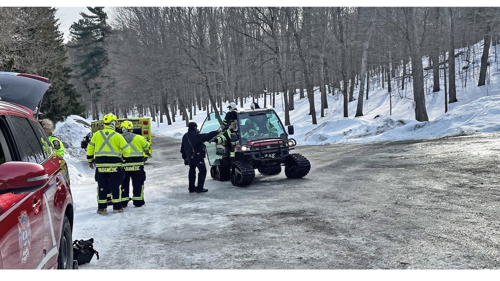 Exercice de sauvetage d’envergure sur le mont Rigaud
