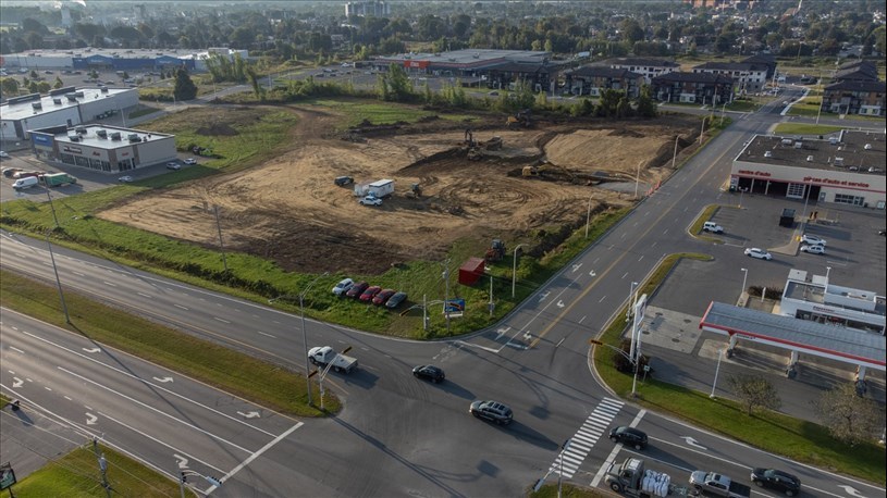 La Ville fera l'acquisition de la portion arrière du terrain appartenant à Provigo sur le boulevard Monseigneur-Langlois, près du Canadian Tire