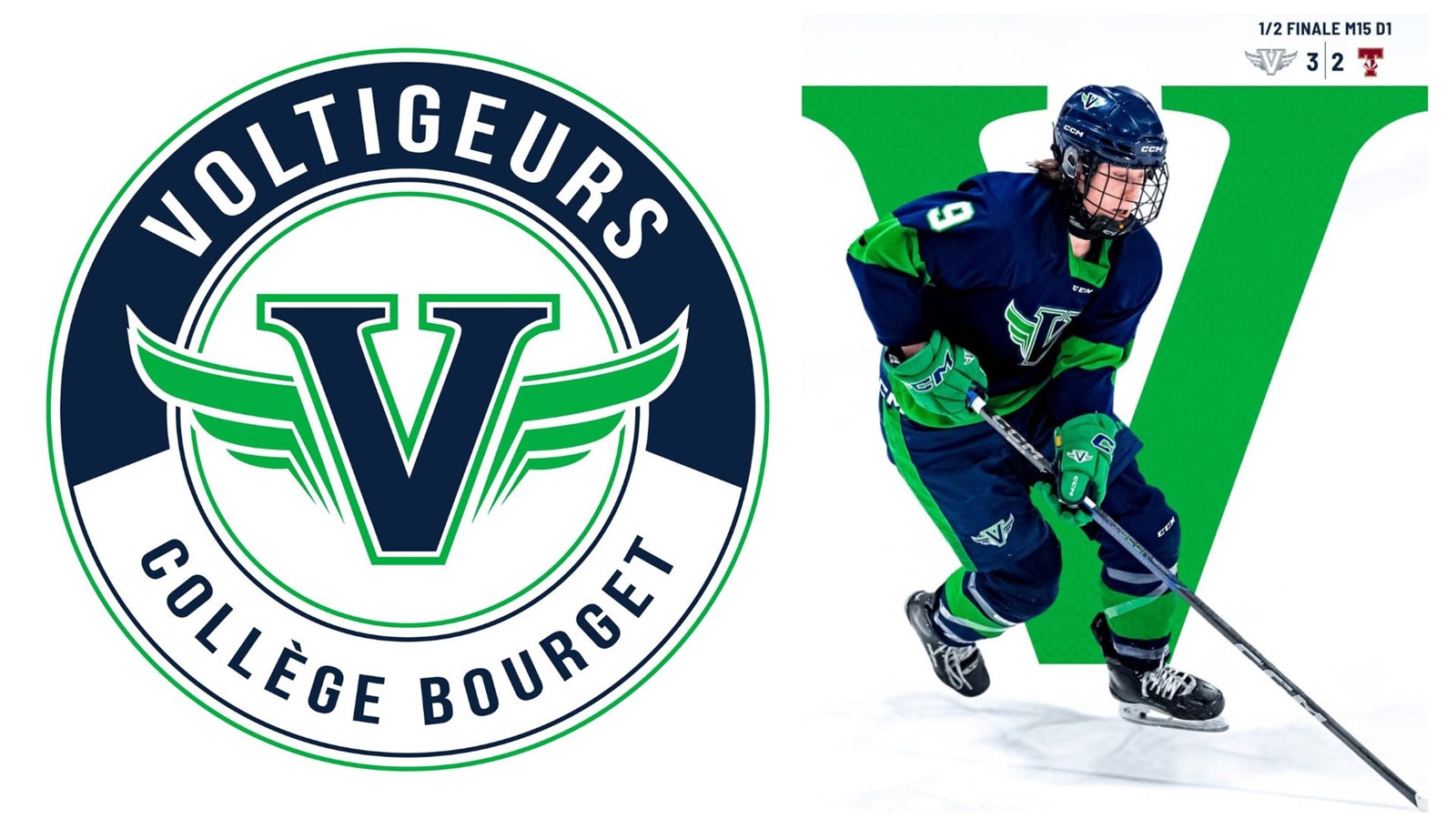 Les Voltigeurs M15 démarrent la demi-finale en force avec un gain sur Triolet