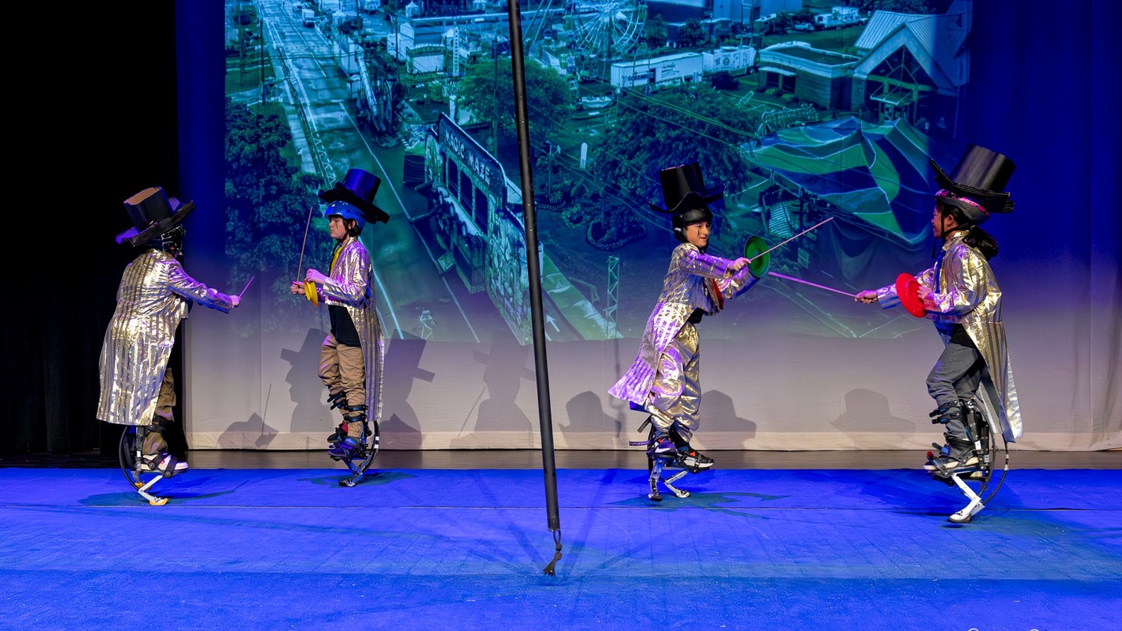 Festi-Cirque: retour en images sur la prestation de l'école du Papillon-Bleu