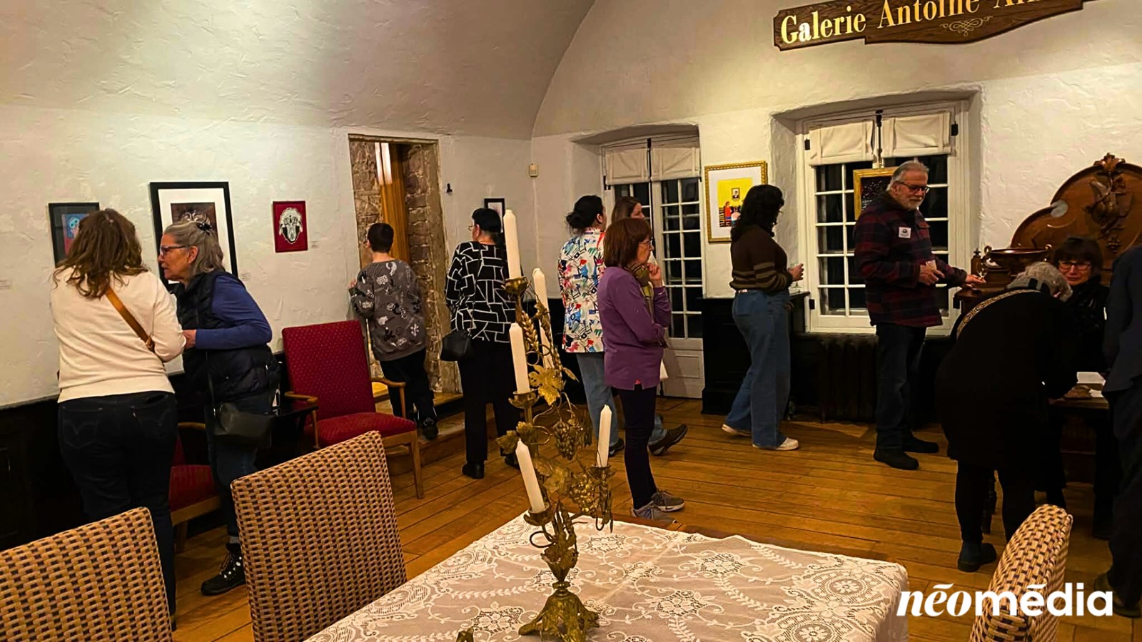 Vernissage de l'exposition Entre-Nous à la Maison Trestler