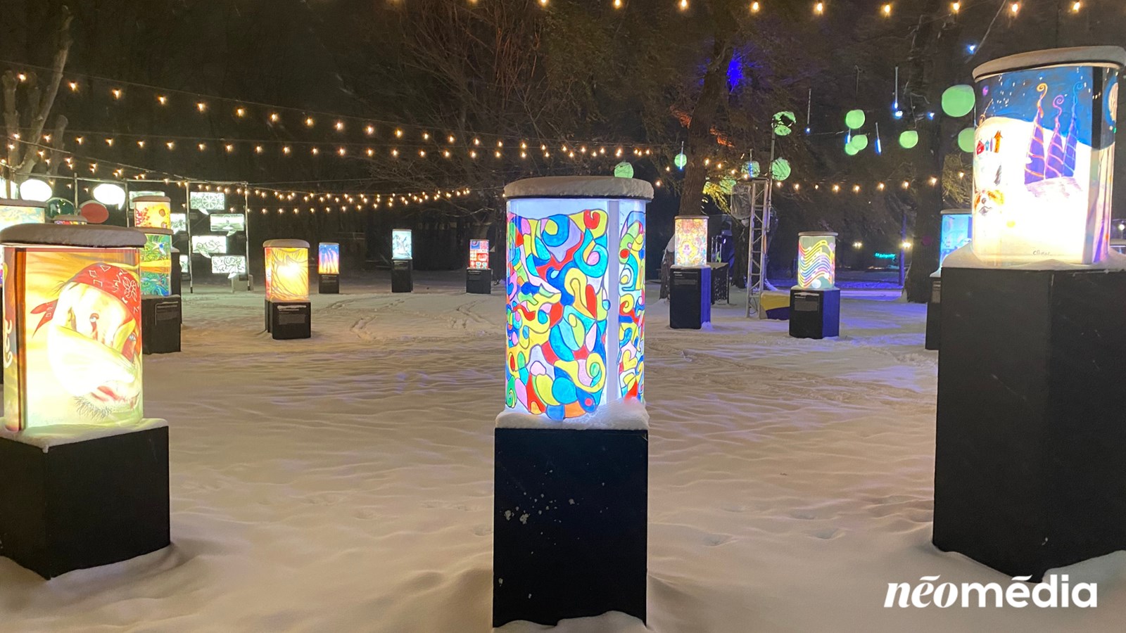 Lumin'Art: les années 80 en vedette au parc 405 de Vaudreuil-Dorion