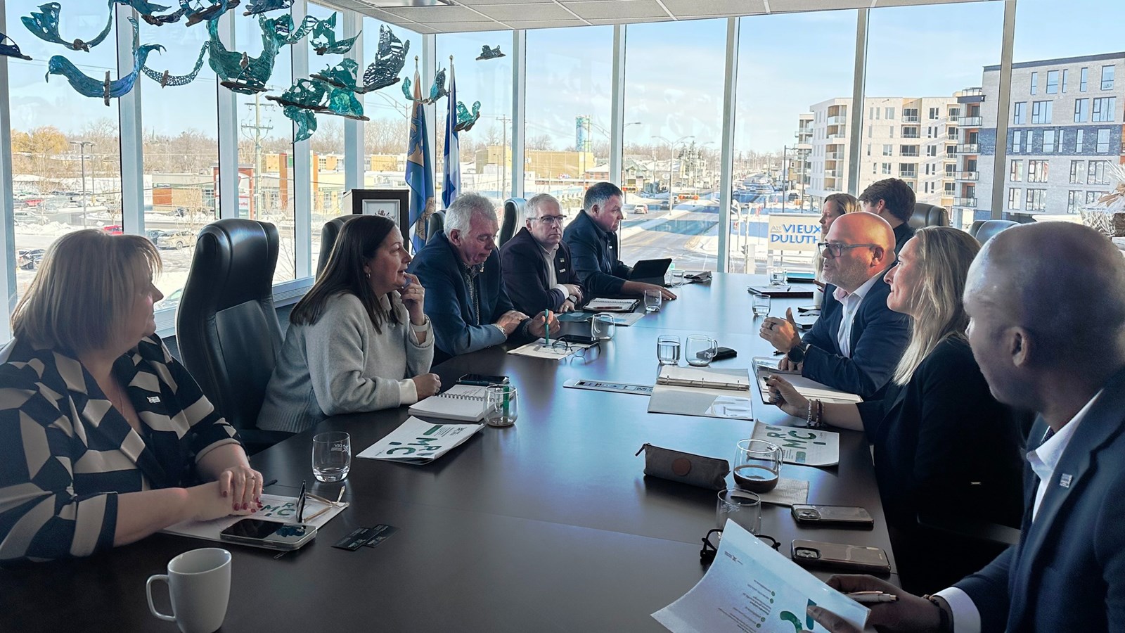 Le ministre Julien rencontre les porte-paroles de la MRC