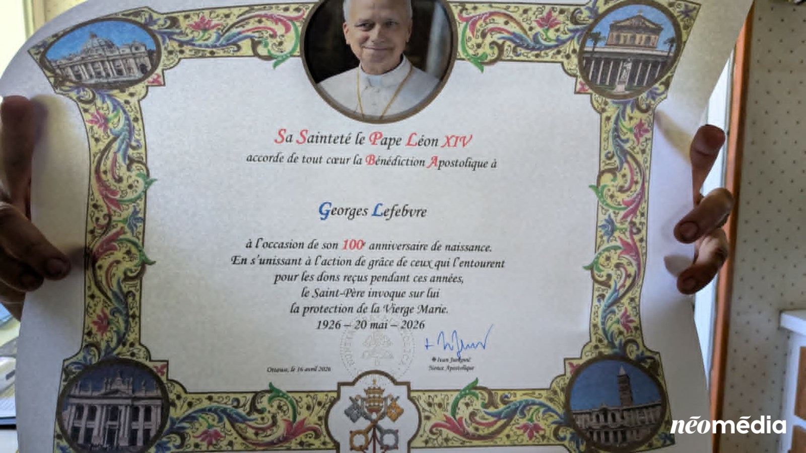 Georges Lefebvre : un bâtisseur centenaire à Vaudreuil-Dorion