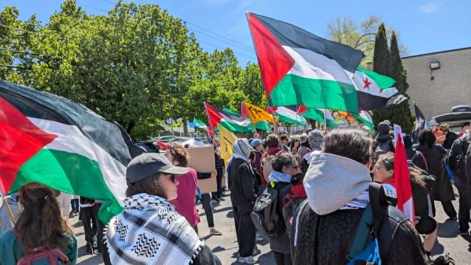 General Dynamics: une manifestation pour s'opposer à l'agrandissement