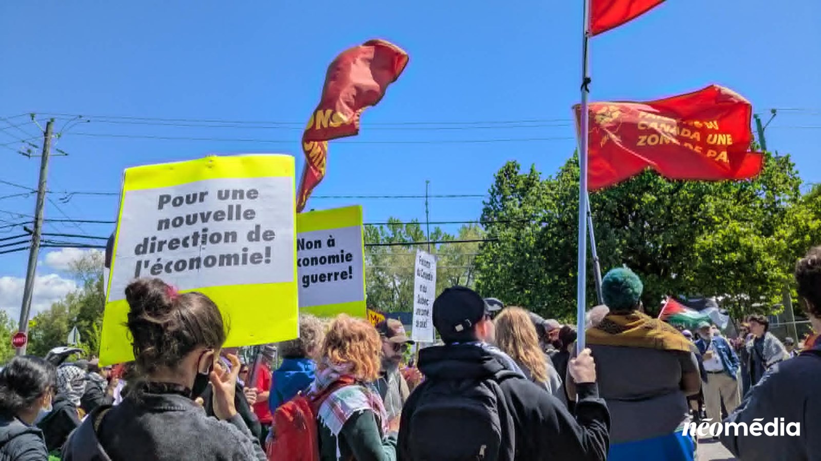 General Dynamics: une manifestation pour s'opposer à l'agrandissement
