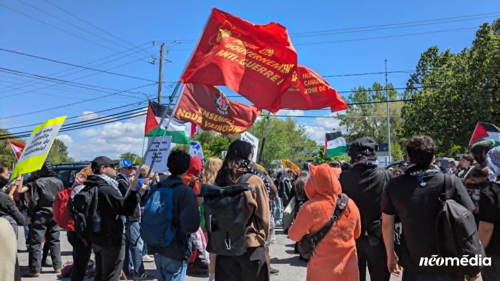 General Dynamics: une manifestation pour s'opposer à l'agrandissement