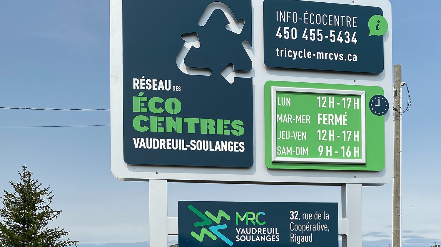 Récupération des tubulures d’érablières à l’écocentre à Rigaud