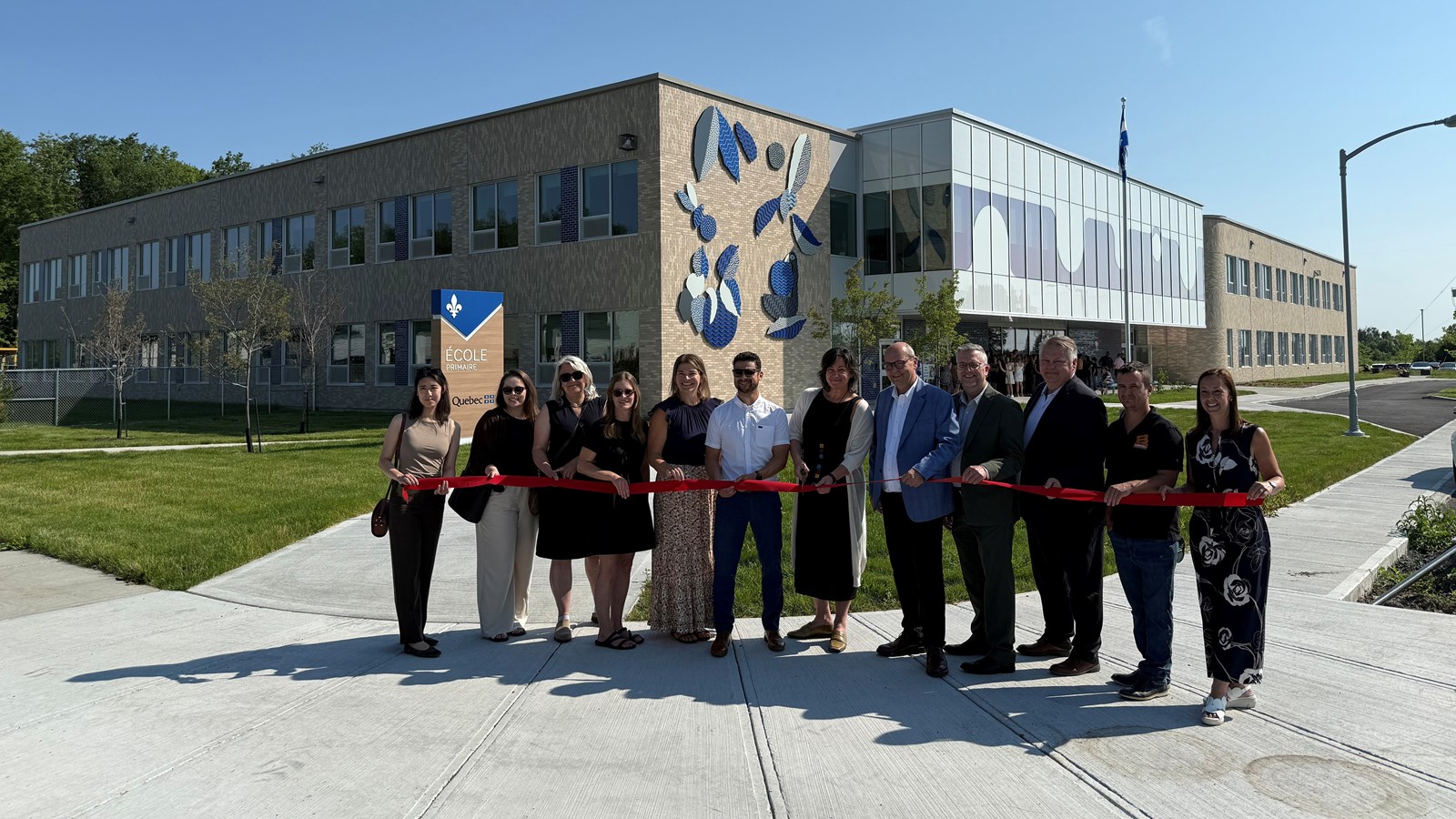 Le CSSVT inaugure l'école Grande-Île à Salaberry-de-Valleyfield 