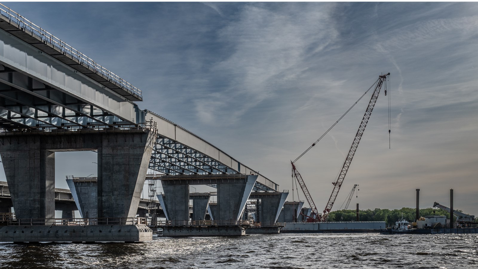 Pont de l'Île-aux-Tourtes: mise au point sur l'avancement du chantier