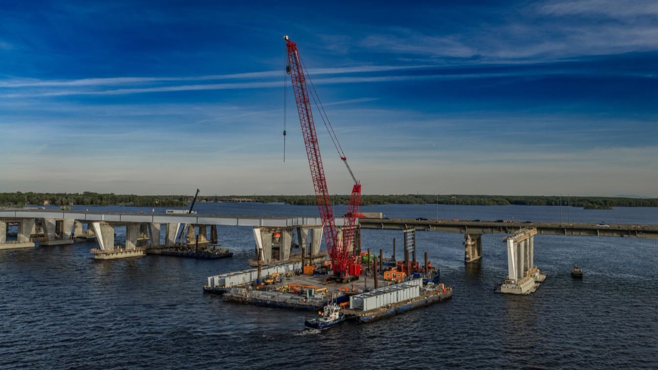 Déplacement du chenal de navigation sur le pont de l’Île-aux-Tourtes