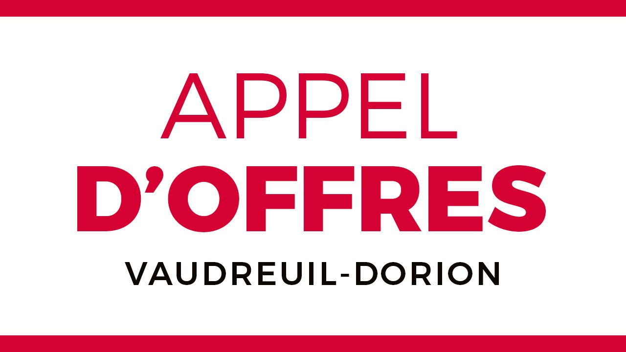 Appel d'offres: Travaux de bouclage des rues Toe-Blake et Lorne-Worsley