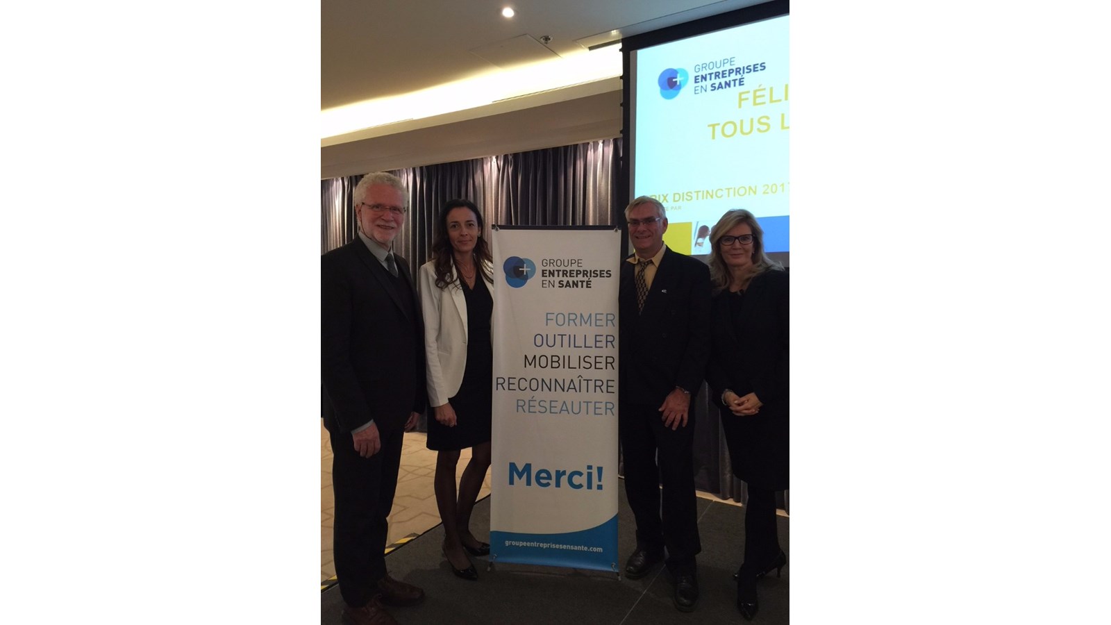 Même si elle n’a pas gagné, la MRC s’est dit très heureuse que cette initiative ait été reconnue par le Groupe entreprises en santé. L’administration de l’instance régionale précise revenir de l’événement avec plein d’idées.