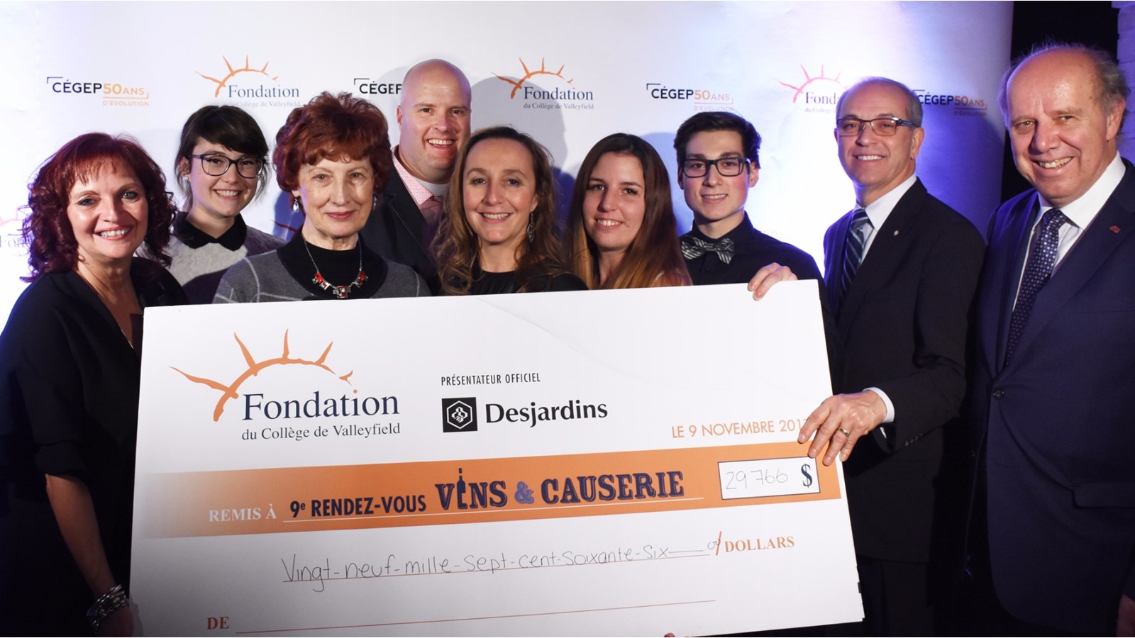 Un montant record a été amassé lors de la 9e édition du Vins et Causerie.