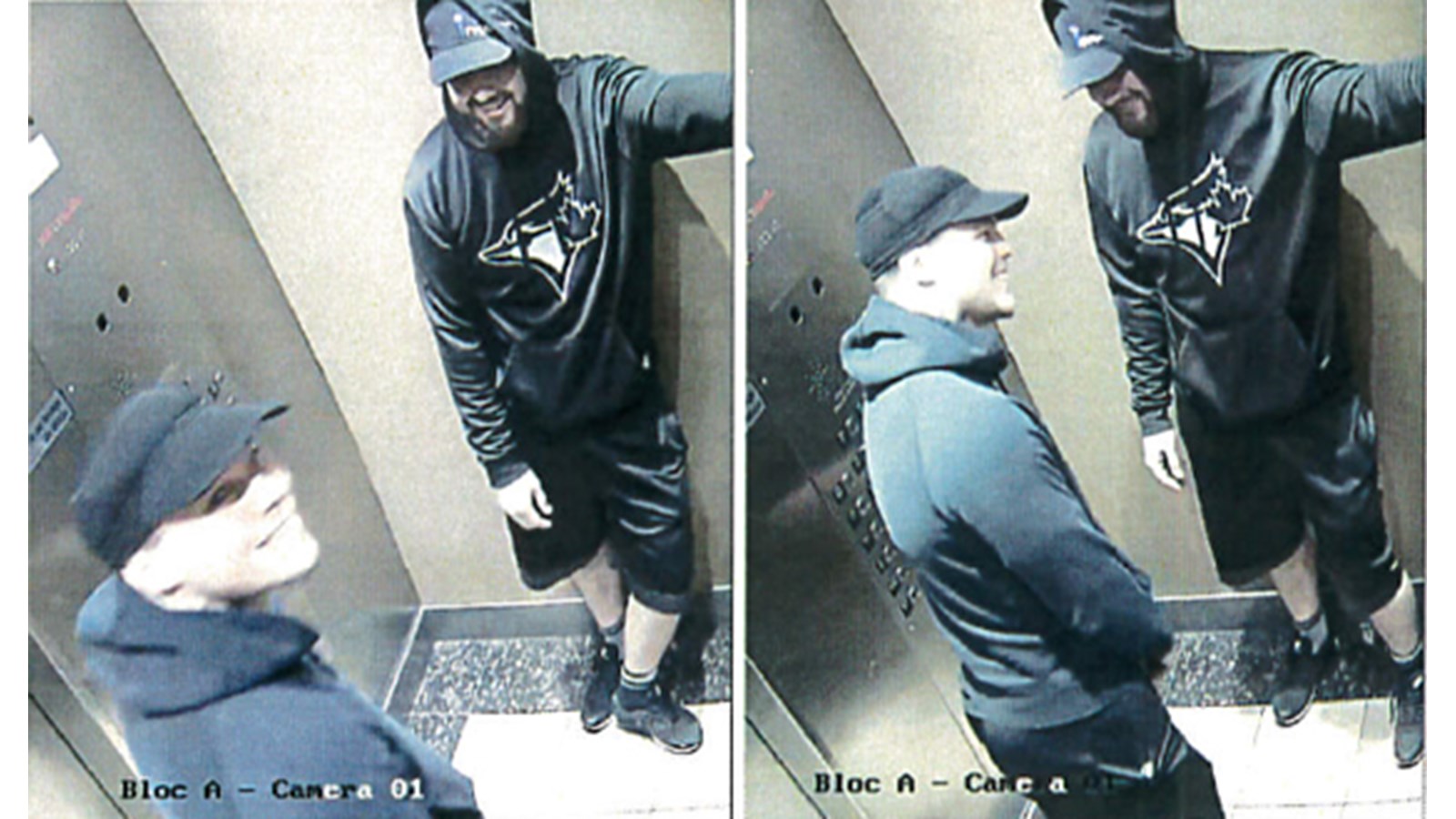 Les suspects du premier incendie qui sont recherchés par le SPVM.