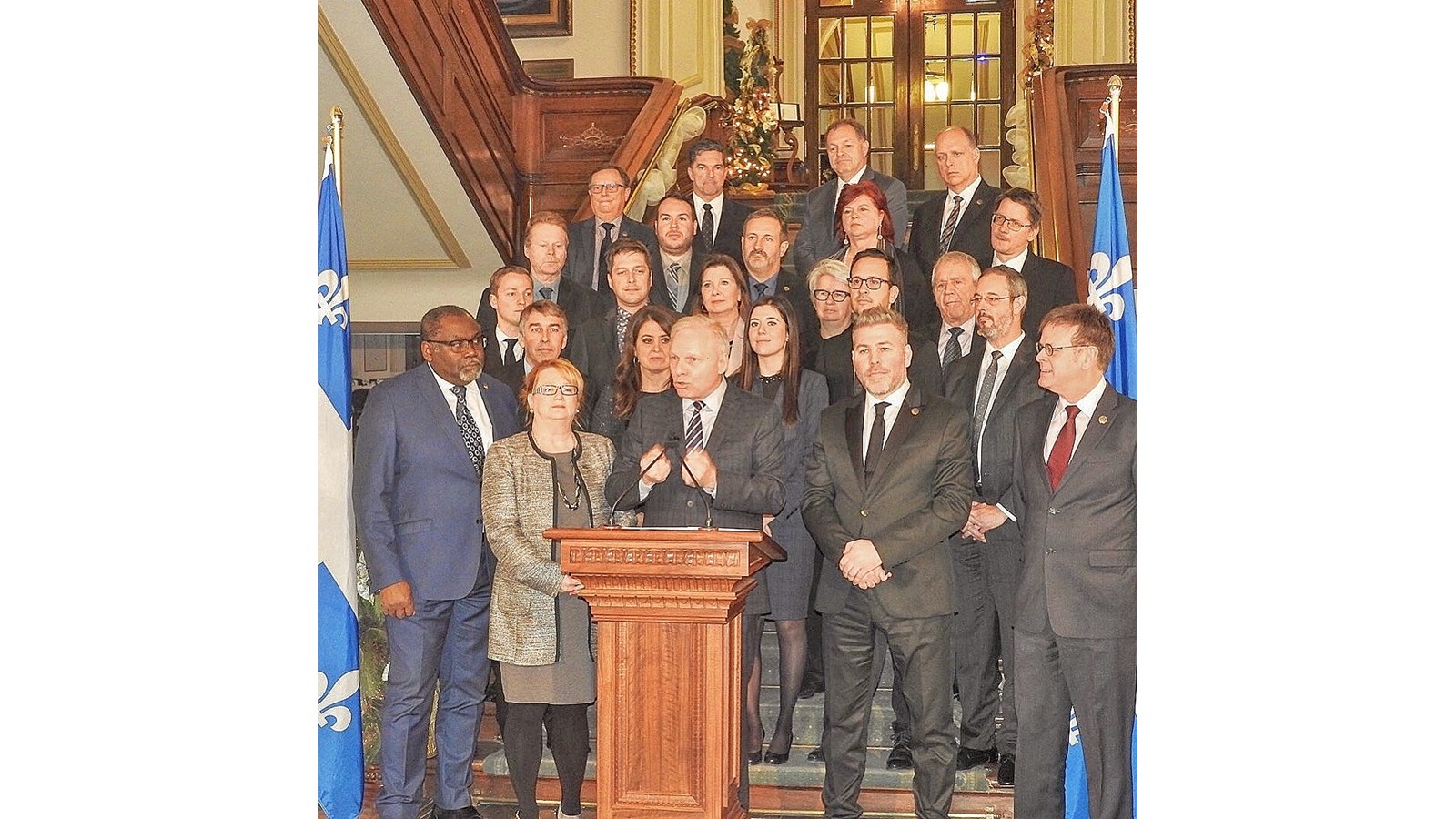 Guy Leclair a dressé le bilan de l'opposition officielle pour l'année 2017. 