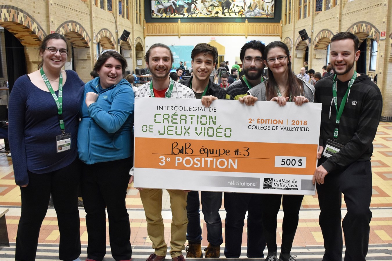 Alexandre Pilon, Justin Gagnon-Lavoie, Gabriel Gilbert, Félix Veillette, Valérie Villemure, Emma Tremblay, Naomi Jomphe.