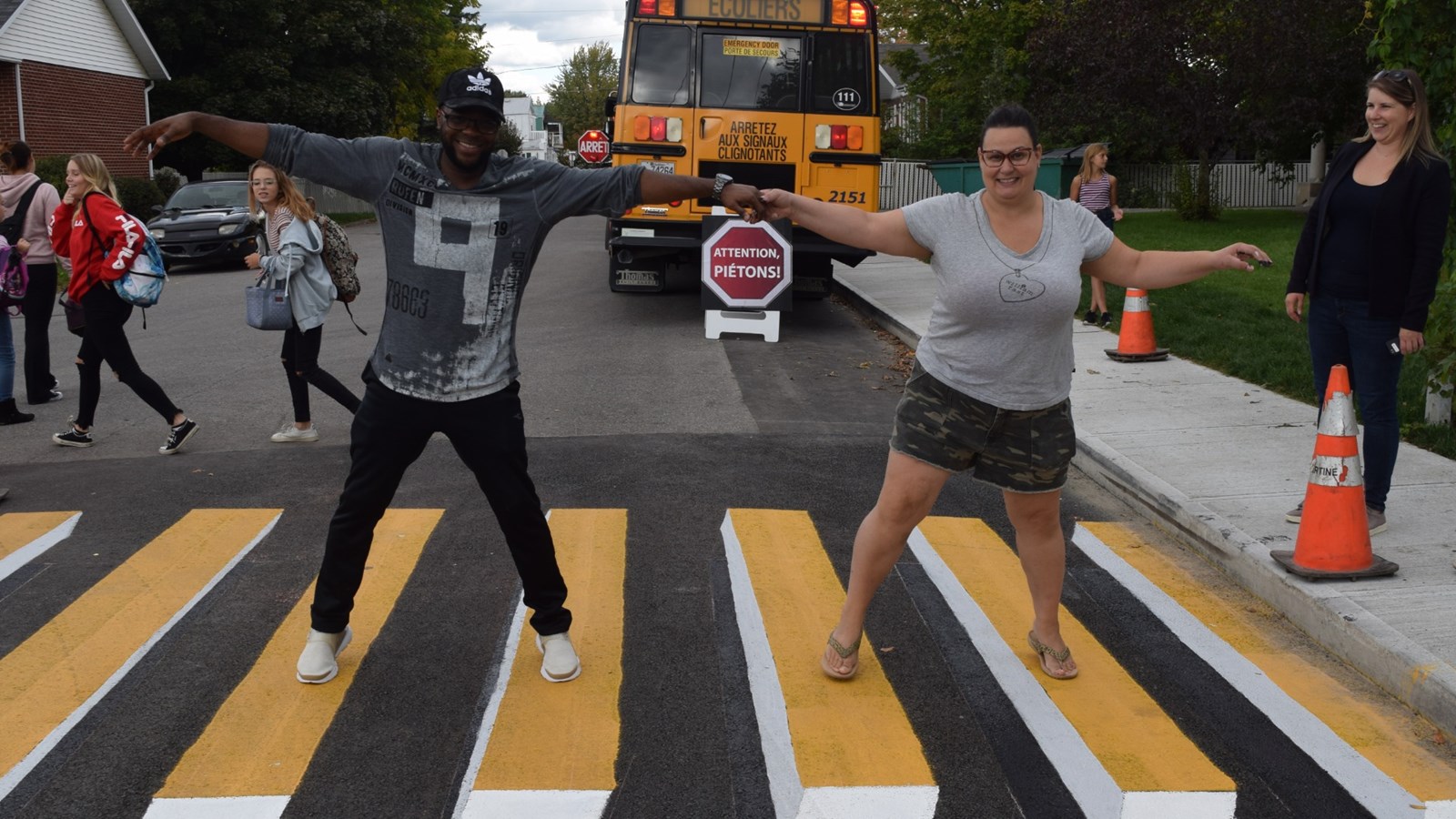 Les artistes Jelph Guillaume et Anik S. Leblanc ont pris part au projet.