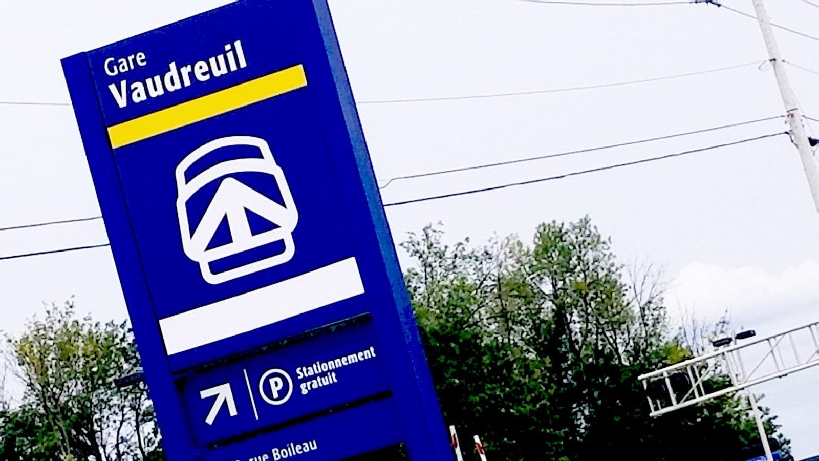 Aucun service de trains à la gare Vaudreuil le samedi 13 octobre